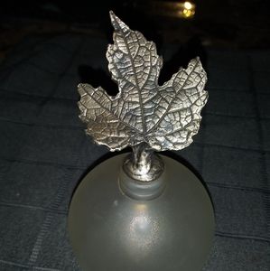 Heavy glass vintage bottle